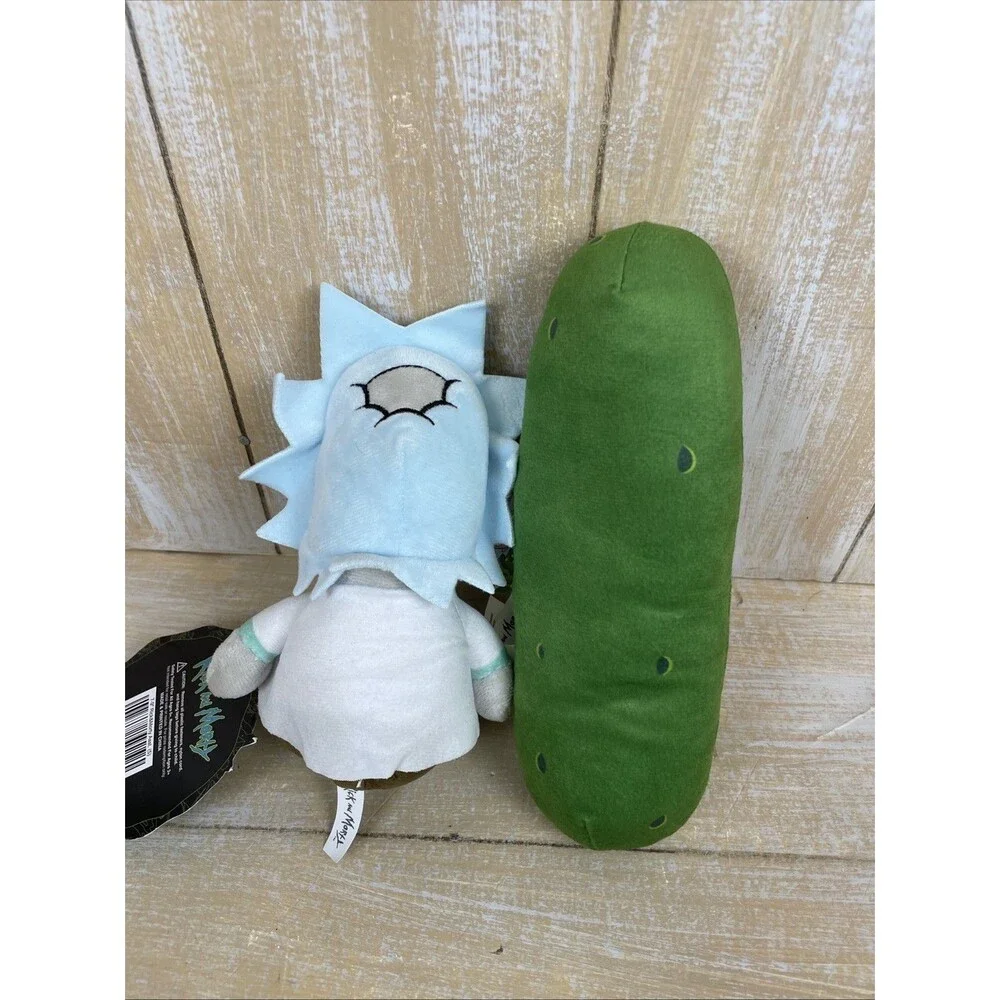 NWT Rick and Morty Rick Sanchez/Pickle Rick Plush Figures Adult Swim Toy Factory